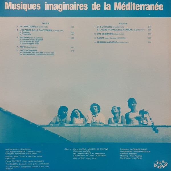 La Grande Bleue - Musiques Imaginaires De La Méditerranée (LP) Dizonord Vinyl