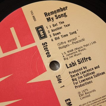 Labi Siffre - Remember My Song (LP) Mr Bongo Vinyl 711969127812