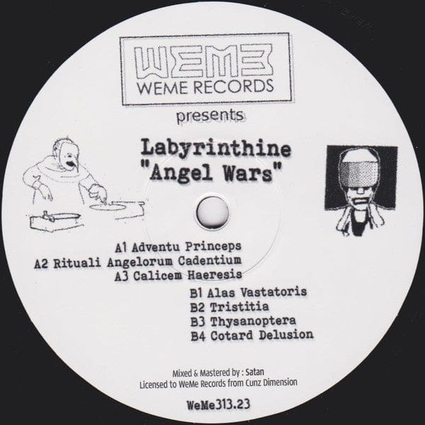 Labyrinthine – Angel Wars (12", WéMè Records, 2021) Front Cover