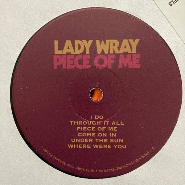 Lady Wray - Piece Of Me (LP) Big Crown Records Vinyl 349223006612
