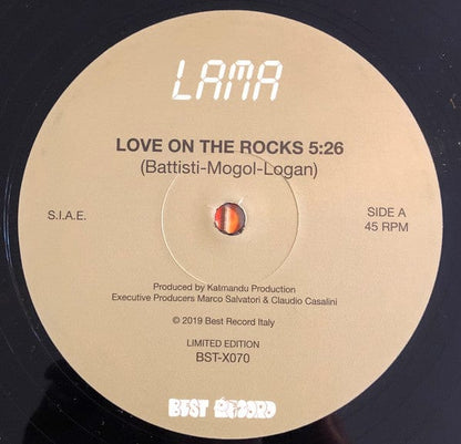 Lama - Love On The Rocks / 1993 (12", Ltd, RE, RM) on Best Record Italy at Further Records
