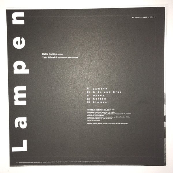 Lampen - Lampen (LP) We Jazz Vinyl 5050580786783