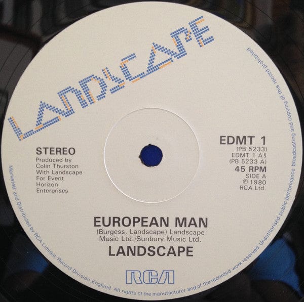 Landscape - European Man (12") RCA Vinyl