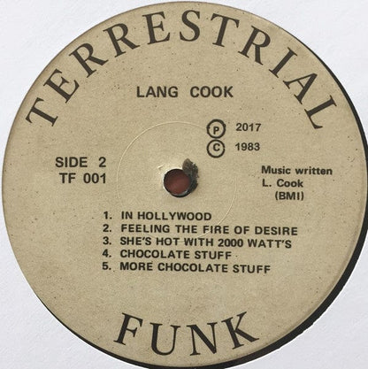 Lang Cook - She's Hot With 2,000 Watt's (LP, Album) Terrestrial Funk