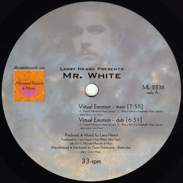 Larry Heard Presents  Chad White - Virtual Emotion (12") Alleviated Records Vinyl