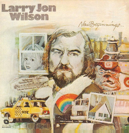 Larry Jon Wilson - New Beginnings (LP) Be With Records Vinyl 4260544826597