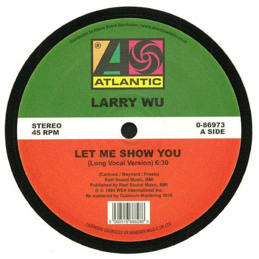 Larry Wu – Let Me Show You (12", Atlantic, 2018) Front Cover