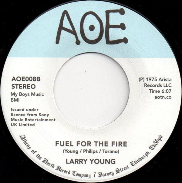 Larry Young - Turn Off The Lights (7", Single) AOE