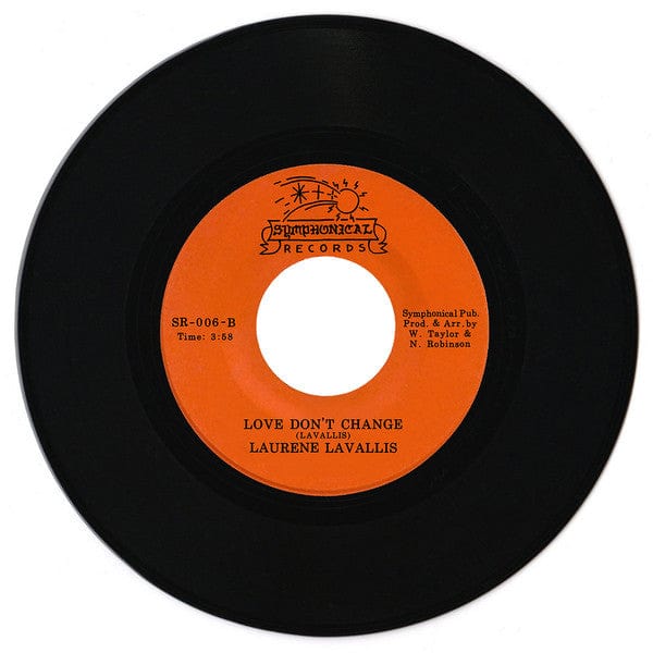 Laurene LaVallis - Key To Our Love / Love Don't Change (7", Single, Ltd, RE) on Symphonical at Further Records