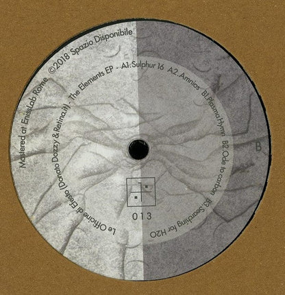 Le Officine Di Efesto - The Elements EP (12") Spazio Disponibile,Spazio Disponibile Vinyl