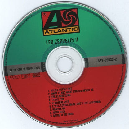 Led Zeppelin - Led Zeppelin II (CD) Atlantic CD 075678263323