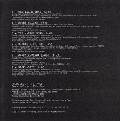 Led Zeppelin - Physical Graffiti (2xCD) Swan Song,WEA CD 075679244222