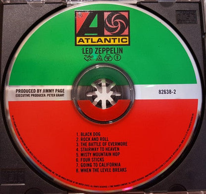 Led Zeppelin - Untitled (CD) Atlantic CD 075678263828