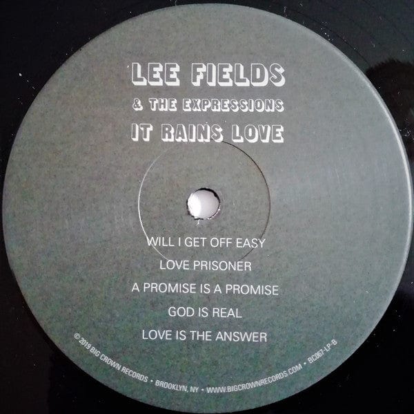 Lee Fields & The Expressions - It Rains Love (LP) Big Crown Records Vinyl 349223006711