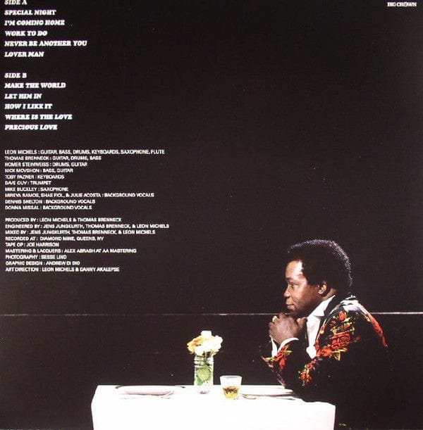 Lee Fields The Expressions – Special Night (LP, Big Crown Records, 2016) Back Cover