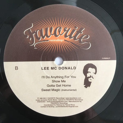Lee McDonald - Sweet Magic (LP) Favorite Recordings Vinyl