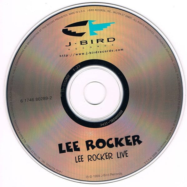 Lee Rocker - Lee Rocker Live (CD) J-Bird Records CD 617468028929