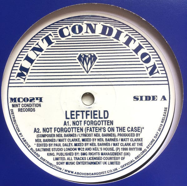 Leftfield - Not Forgotten (12", RE, RM) Mint Condition (2)