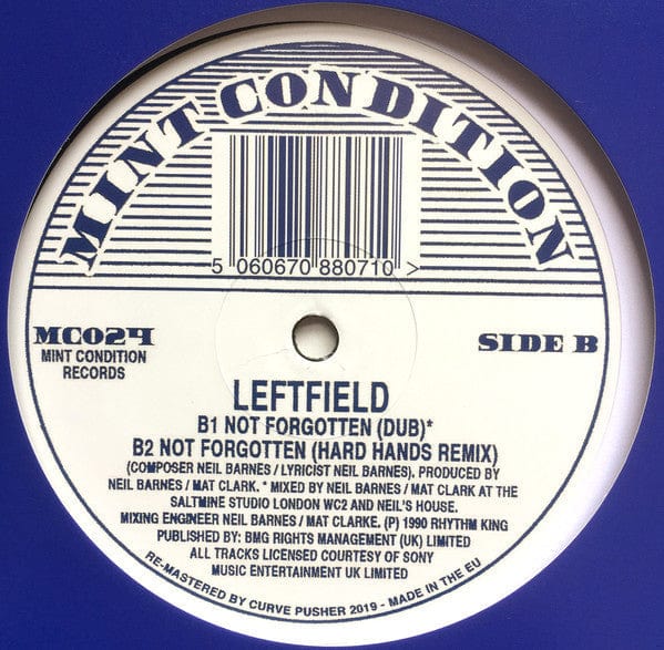 Leftfield - Not Forgotten (12", RE, RM) Mint Condition (2)