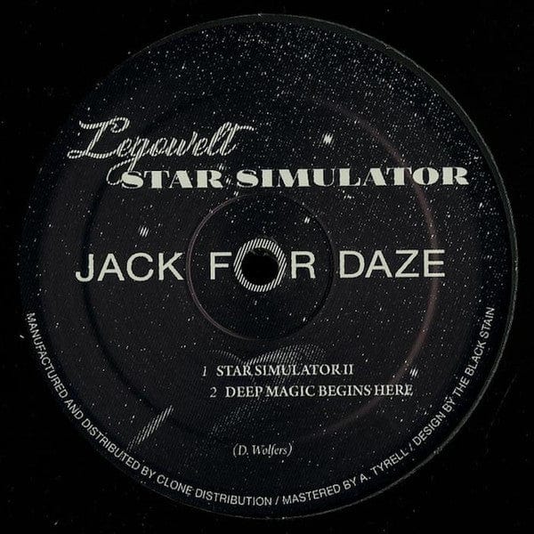 Legowelt - Star Simulator (12") Clone Jack For Daze Vinyl