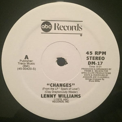 Lenny Williams - Changes (12") ABC Records Vinyl