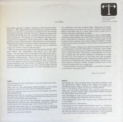 Leo Kottke - 6- And 12-String Guitar on Takoma,Takoma at Further Records