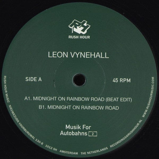 Leon Vynehall - Midnight On Rainbow Road (12") Rush Hour (4)