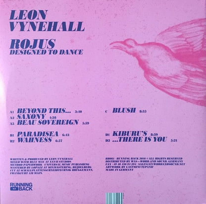 Leon Vynehall - Rojus (Designed To Dance) (2x12", Album) on Running Back at Further Records