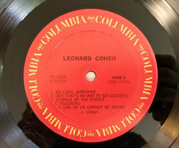 Leonard Cohen - Songs Of Leonard Cohen on Columbia at Further Records