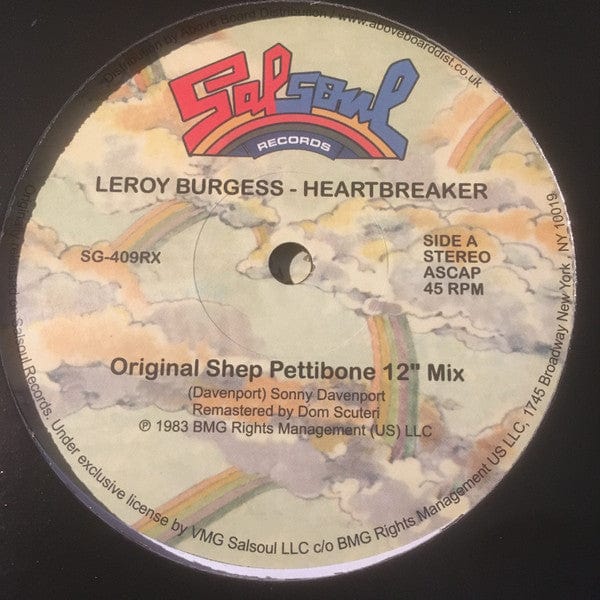 Leroy Burgess - Heartbreaker (12") Salsoul Records Vinyl