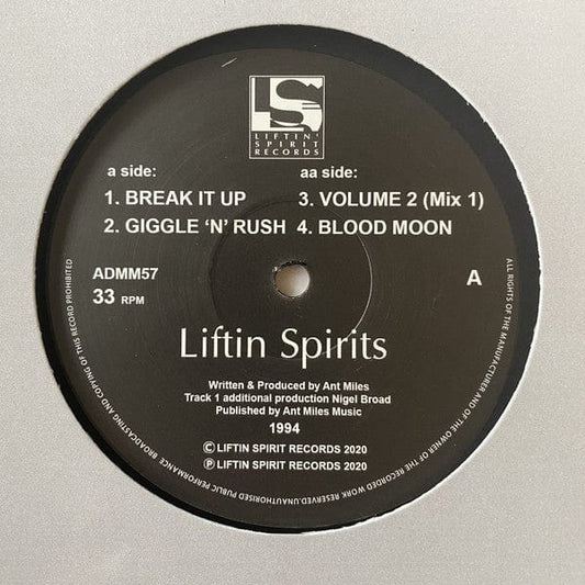 Liftin' Spirits - Liftin' Spirits EP (12", EP, 180) Liftin' Spirit Records