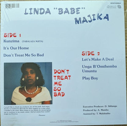 Linda "Babe" Majika* - Don't Treat Me So Bad (LP) Be With Records Vinyl 4251648416760