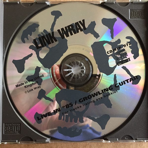 Link Wray - Live In '85 / Growling Guitar  (CD) Big Beat Records CD 029667497220