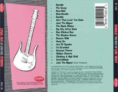 Link Wray - Rumble! The Best Of Link Wray (CD) Rhino Records (2) CD 081227122225