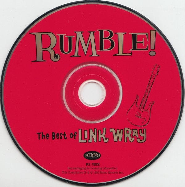 Link Wray - Rumble! The Best Of Link Wray (CD) Rhino Records (2) CD 081227122225