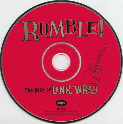 Link Wray - Rumble! The Best Of Link Wray (CD) Rhino Records (2) CD 081227122225