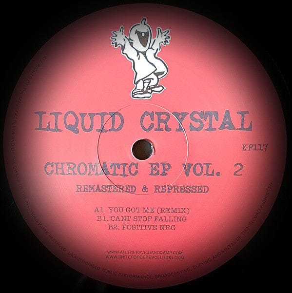 Liquid Crystal – Chromatic EP Vol​.​2 (12", Kniteforce Records, 2020) Front Cover