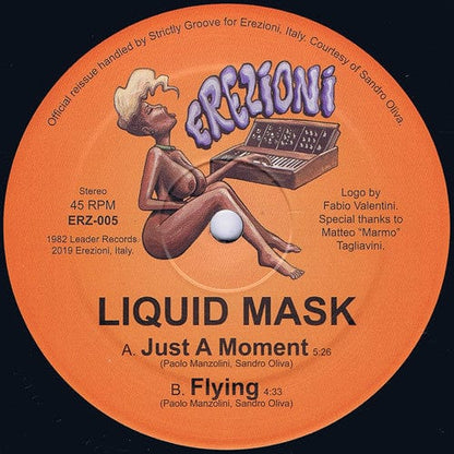 Liquid Mask - Just A Moment (12") Erezioni Vinyl