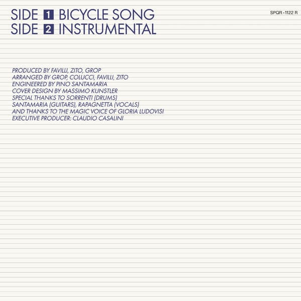 Live Fashion - Bicycle Song (12", RE, RM) S.P.Q.R.