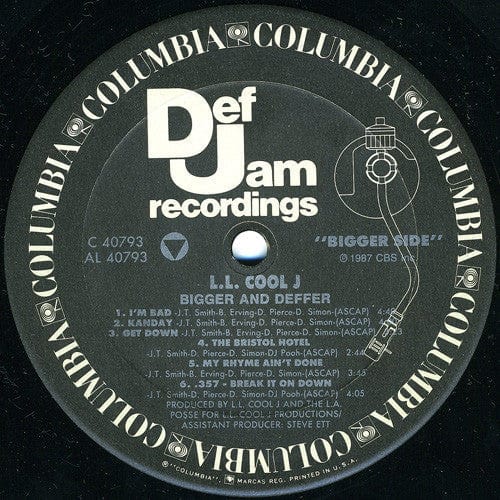 L.L. Cool J - Bigger And Deffer (BAD) (LP) – Further Records
