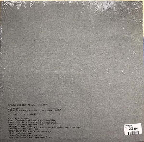 Logic System - Unit | Clash (12") Tempo Dischi Vinyl