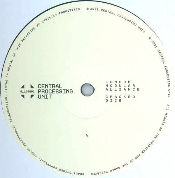 London Modular Alliance - Cracked Dice (12") Central Processing Unit Vinyl