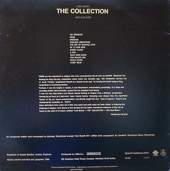 Lord Shorty - The Collection: Who God Bless (LP) Carotte Vinyl