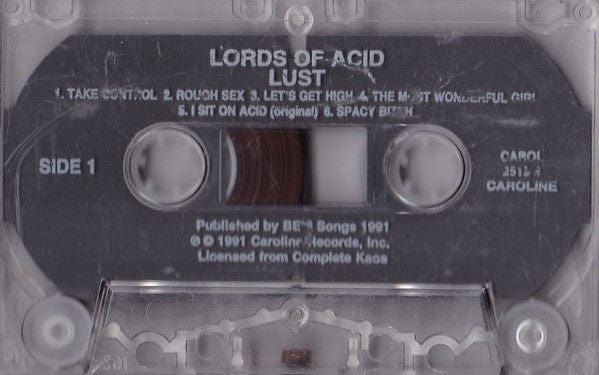 Lords Of Acid - Lust (Cassette) Caroline Records Cassette 017046251341