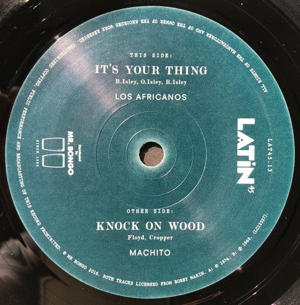 Los Africanos / Machito - It's Your Thing / Knock On Wood (7") Mr Bongo Vinyl