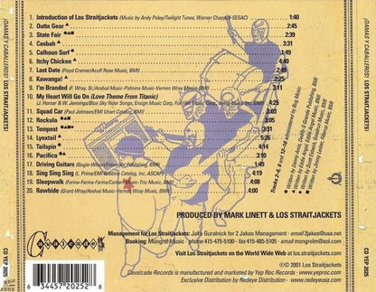 Los Straitjackets - Damas Y Caballeros! (CD) Yep Roc Records,Cavalcade (7) CD 634457202528