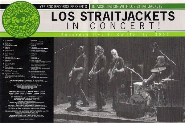 Los Straitjackets - Los Straitjackets In Concert! (DVD) Yep Roc Records DVD 634457209497