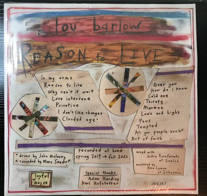 Lou Barlow - Reason To Live (LP) Joyful Noise Recordings Vinyl 753936907638