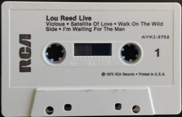 Lou Reed - Lou Reed Live on RCA Victor at Further Records