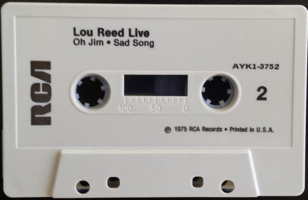 Lou Reed - Lou Reed Live on RCA Victor at Further Records